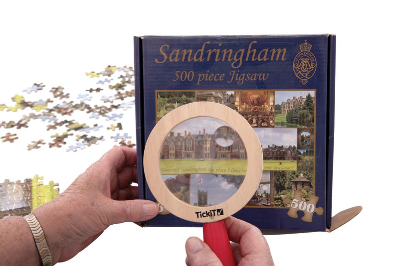 TickiT-72225 Wooden Hand Lens - Magnifying Lens for Toddlers & Children - Wooden Magnifier - Image 2